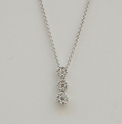 Collana Giorgio Visconti Donna in Oro bianco Diamante 0.19 Ct GBX33023 - GBX33023